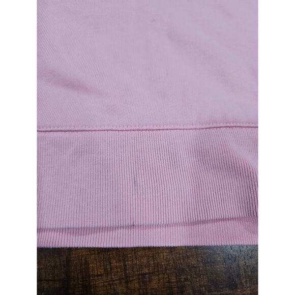 Talbots Womens L Petite Pink Embroidered Crewneck Sweatshirt Long Sleeves Lp - Picture 10 of 12